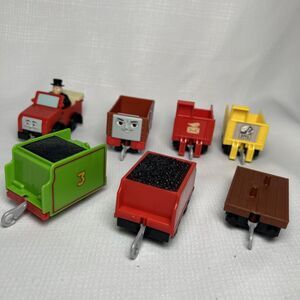 7 Pc Thomas & Friends Trackmaster Misc Cars With Hook Connection